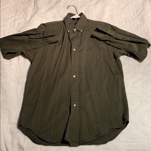 Army green Ralph Lauren button up